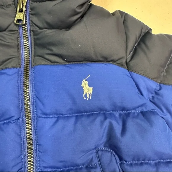 Ralph Lauren | Navy and Royal Blue Hooded Jacket - Picture 2 of 8